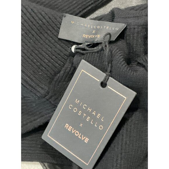 Michael Costello x REVOLVE Soraya Sweater in Black XX-Small New Womens Knit Top - Picture 7 of 9